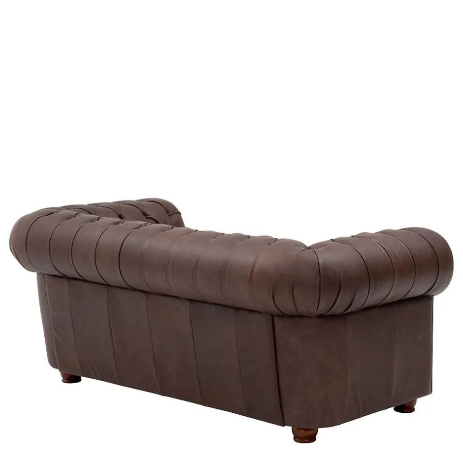 Chesterfield Couch aus Echtleder - Pluna^Wohnen New