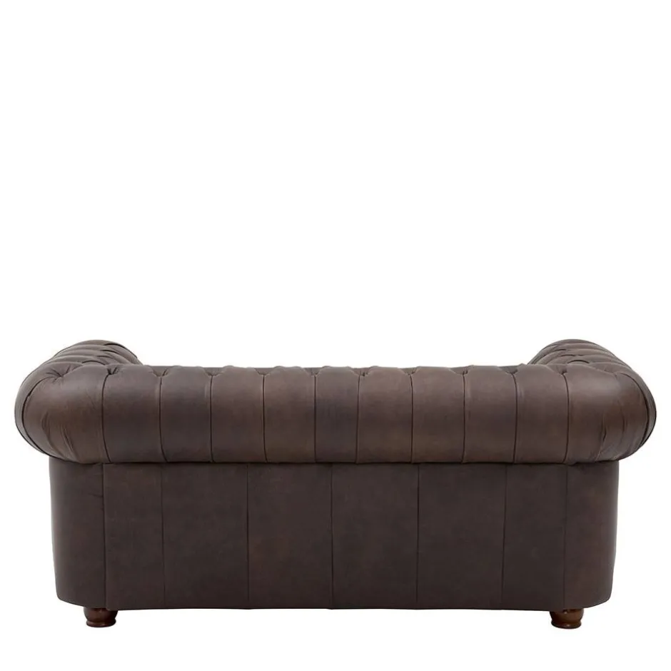 Chesterfield Couch aus Echtleder - Pluna^Wohnen New