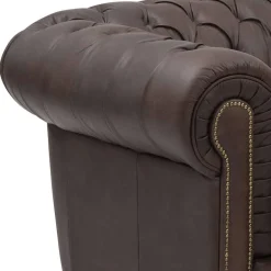 Chesterfield Couch aus Echtleder - Pluna^Wohnen New