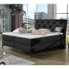 Chesterfield Komplettbett in Schwarz - Silvaria^Wohnen New