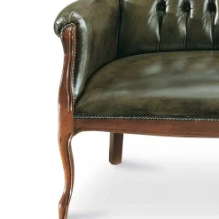 Wohnen Chesterfield Polsterbank in Dunkelgrün Magari & Nussbaum