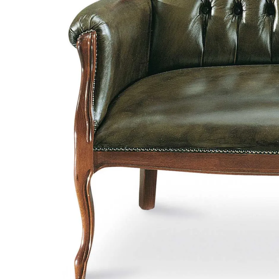 Wohnen Chesterfield Polsterbank in Dunkelgrün Magari & Nussbaum