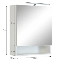 Wohnen 85cm Bad Serie Möbelset in Grün - Loenixa (dreiteilig)