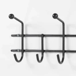 119cm breite Hakenleiste aus schwarzem Stahl - Davadus^Wohnen Hot