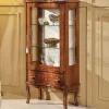 60cm breite Vitrine Barock Agosto 1-türig^Wohnen Clearance