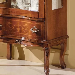 60cm breite Vitrine Barock Agosto 1-türig^Wohnen Clearance