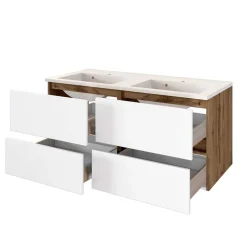 120cm breiter Bad Waschplatz für zwei Personen - Maklesa^Wohnen Outlet