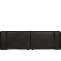 246cm breites 3-Sitzer Sofa in Schwarz - Haenja^Wohnen New