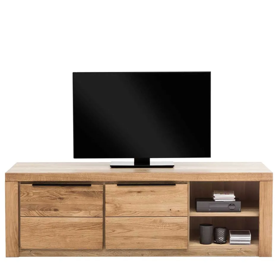 Wohnen 160cm breites TV Lowboard mit Doppeltür - Nelenia