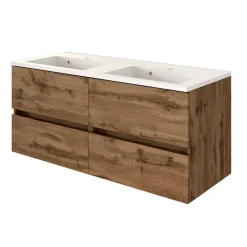 Wohnen 120cm Doppelwaschtisch in Wildeiche - Iliam