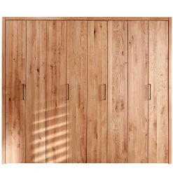 Wohnen 246cm Falttüren-Kleiderschrank Wildeiche - Mascadona