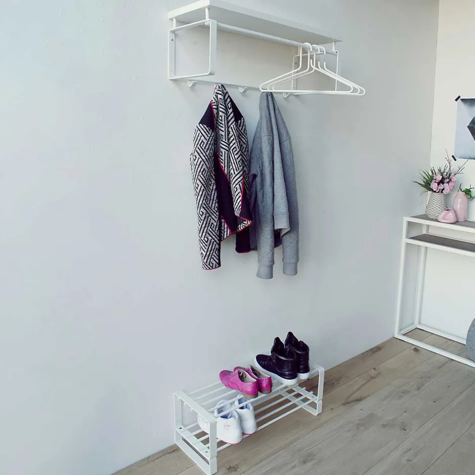 Wohnen 70cm Garderoben Ausstattung in Weiß - Torosma (zweiteilig)