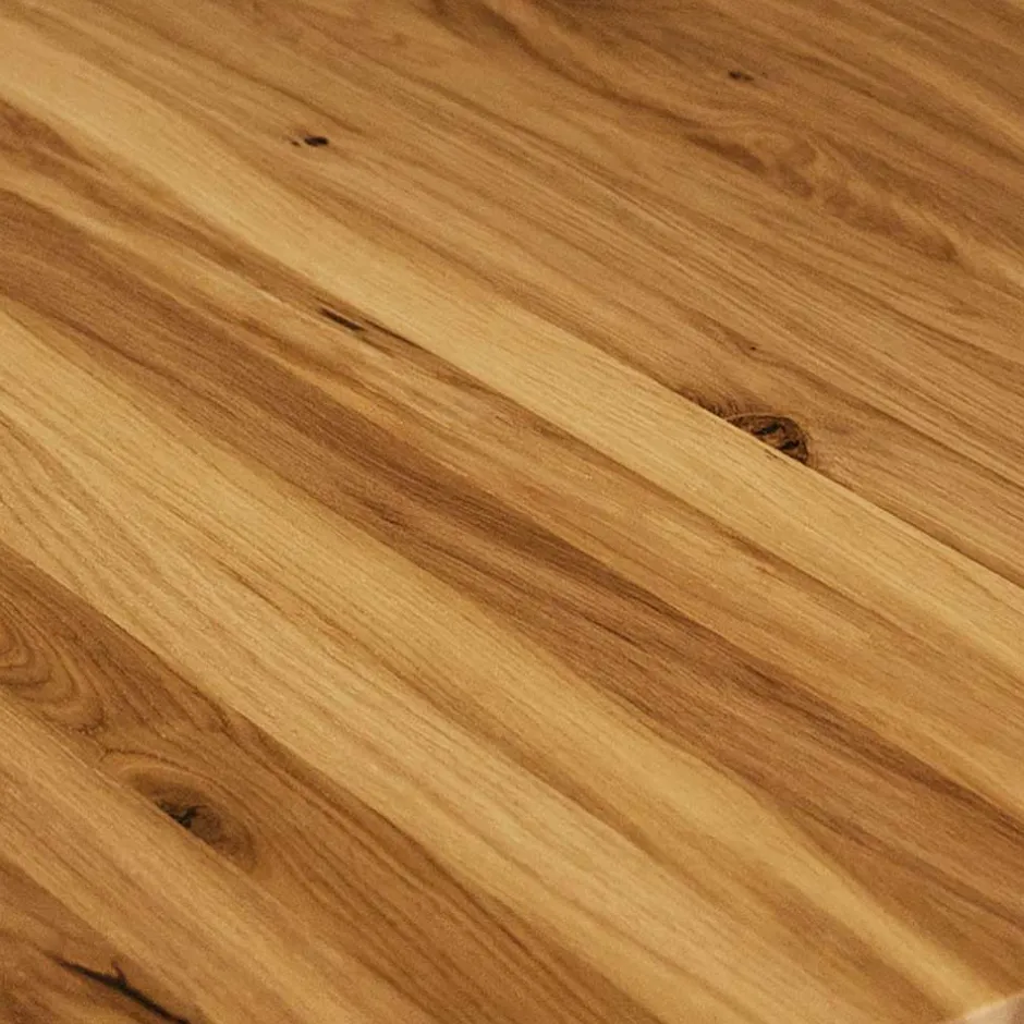 48cm hoher Holz Couchtisch aus Wildeiche - Eavy^Wohnen Online