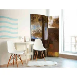 Wohnen 172cm hoher Paravent kunstvoll gestaltet - Adelisa