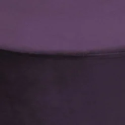 42cm hoher Rundhocker mit Samt in Violett - Elvadia^Wohnen