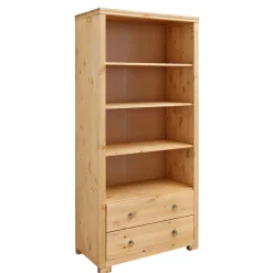Wohnen 178cm hohes Kiefernholz Regal mit 4 Fächern - Vinidad