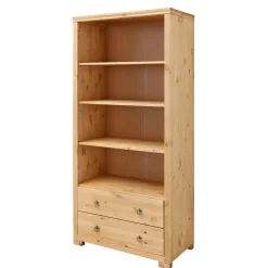 Wohnen 178cm hohes Kiefernholz Regal mit 4 Fächern - Vinidad