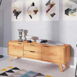 40cm hohes Lowboard in Kernbuche - Junola^Wohnen New