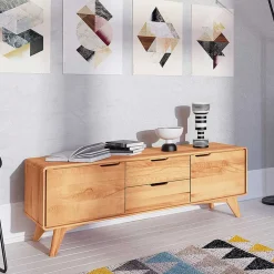 40cm hohes Lowboard in Kernbuche - Junola^Wohnen New