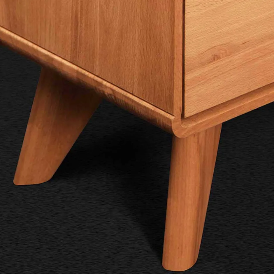 40cm hohes Lowboard in Kernbuche - Junola^Wohnen New