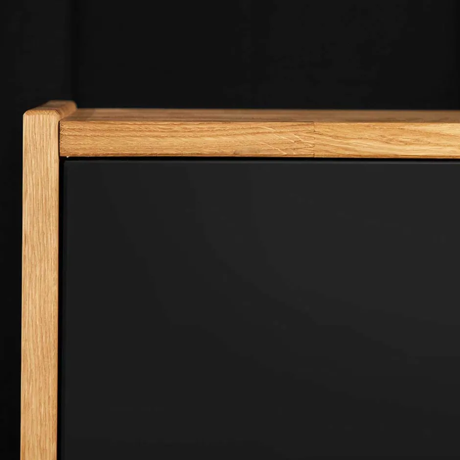 Wohnen 210cm Holzbett & Nachttische - Olbysca (dreiteilig)