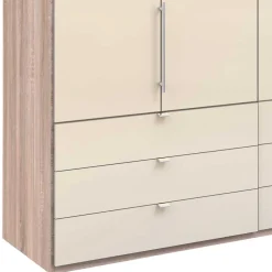 Wohnen 200cm Kombi-Schlafzimmerschrank 2-türig - Rativian