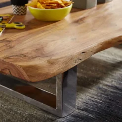 25cm niedriger Sofatisch mit Baumkante - Medesso^Wohnen Online