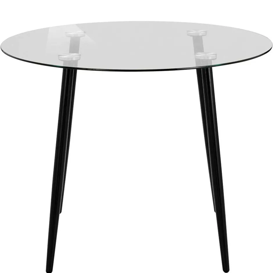 100cm runder Glastisch fürs Esszimmer - Cellon^Wohnen Clearance