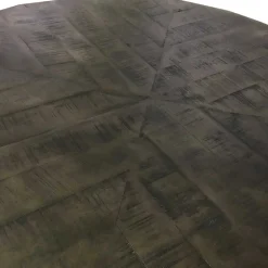 120cm runder Holz Esstisch in Grey Wash - Nicoletta^Wohnen Hot