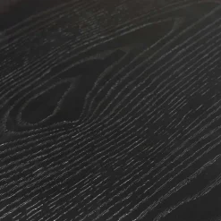 Wohnen 120cm runder Küchentisch in Schwarz - Alberus