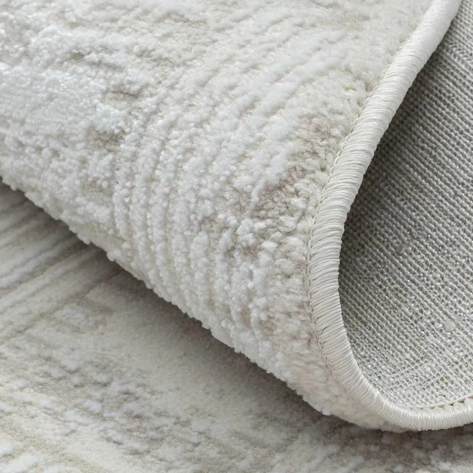 120cm runder Teppich mit kurzem Flor - Taomy^Wohnen Online
