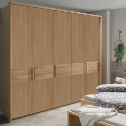 Wohnen 250cm Schlafzimmer Kleiderschrank mit 5 Türen - Emdsiva