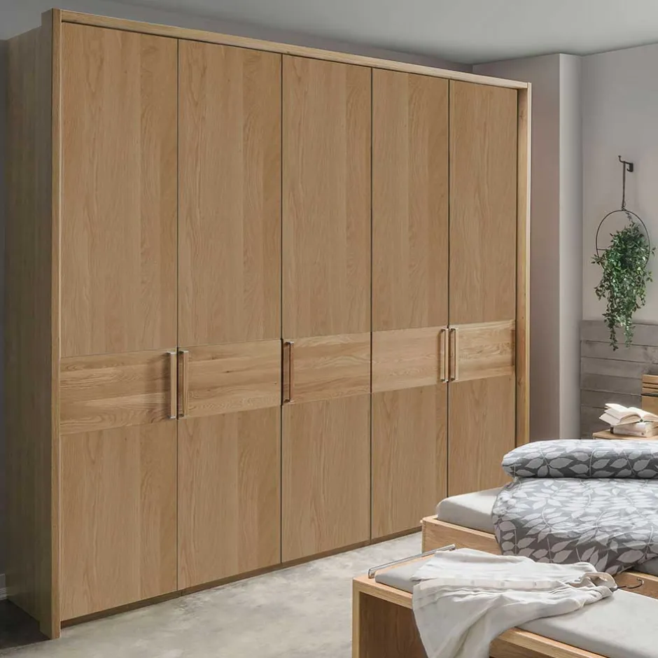 Wohnen 250cm Schlafzimmer Kleiderschrank mit 5 Türen - Emdsiva