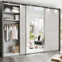 Wohnen 250cm Schlafzimmer Schrank 3-türig - Bassi