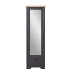 65cm schmaler Dielenschrank mit Spiegel Tür - Thumbs^Wohnen Outlet