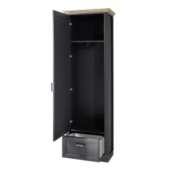 65cm schmaler Dielenschrank mit Spiegel Tür - Thumbs^Wohnen Outlet