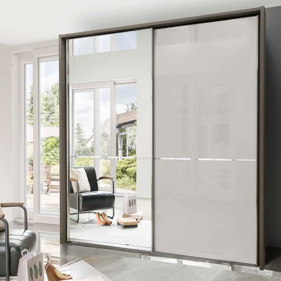 Wohnen 150cm Schwebetürenschrank für Schlafzimmer - Grande