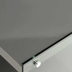 120cm TV Board in Hochglanz Grau - Verez^Wohnen Outlet