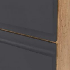 60cm Unterbeckenschrank in Grau & Wildeiche - Jambi^Wohnen Discount