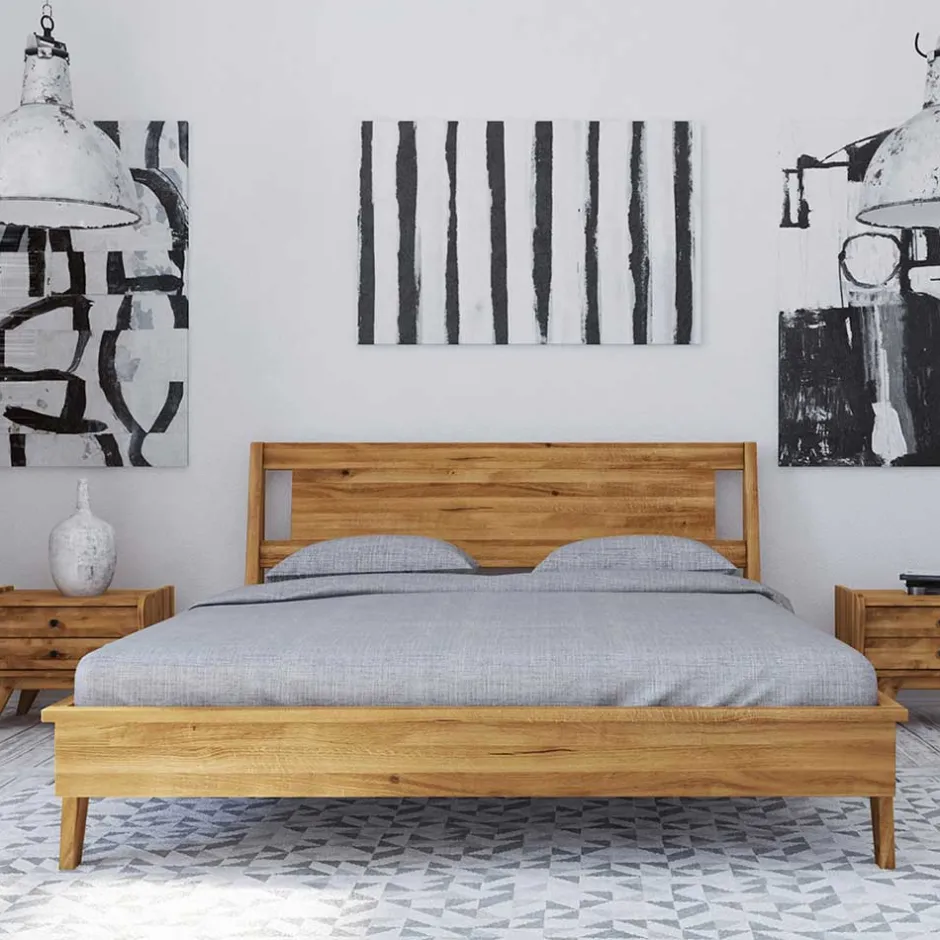 190cm Unterlänge Bettgestell aus Holz - Hardus^Wohnen
