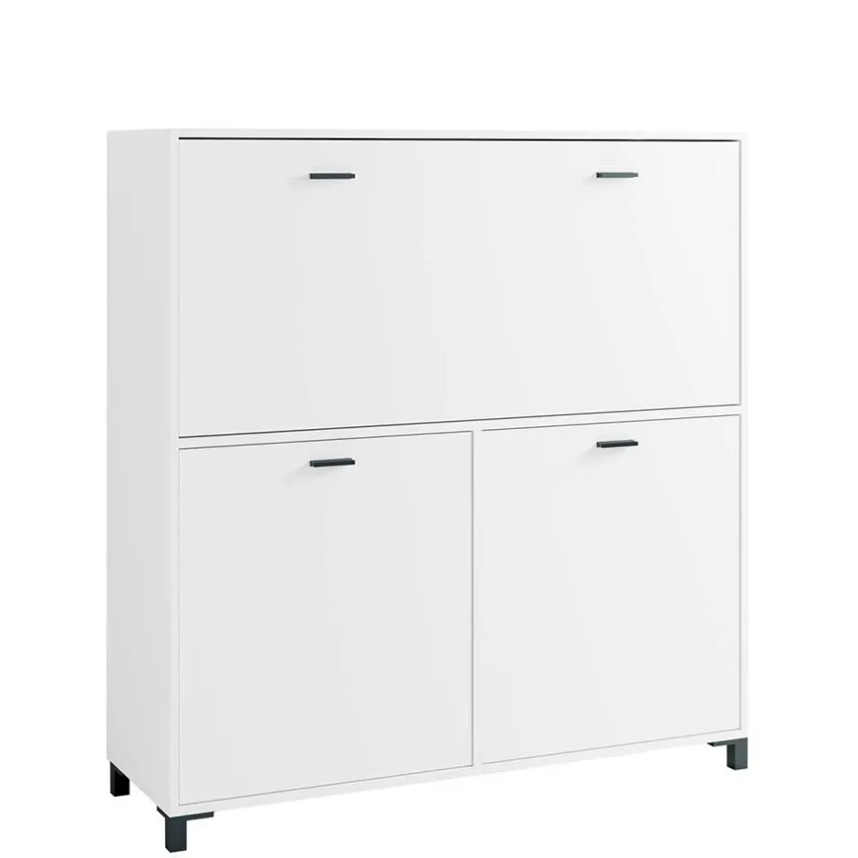 Wohnen Computer Schrank in Weiß - Darpanos