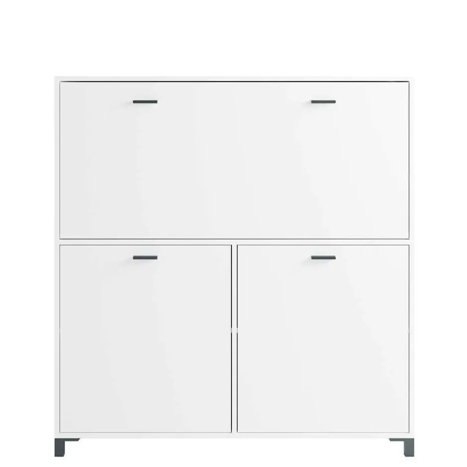 Wohnen Computer Schrank in Weiß - Darpanos