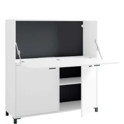 Wohnen Computer Schrank in Weiß - Darpanos