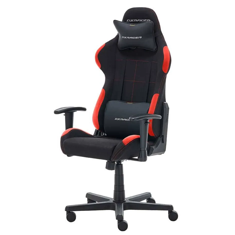 Computerstuhl für Gamer in Schwarz Rot - Gelvino^Wohnen