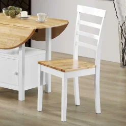 Wohnen Conutry Kiefernholz Stühle zweifarbig - Hairos (2er Set)