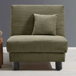 Cord Faltsessel in Grün - Bojan^Wohnen