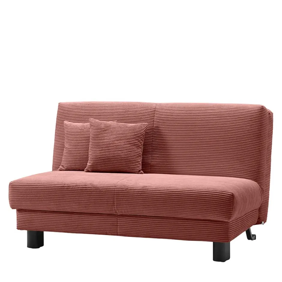Wohnen Cord Faltsofa in Rot 145x85x100 - Jannik