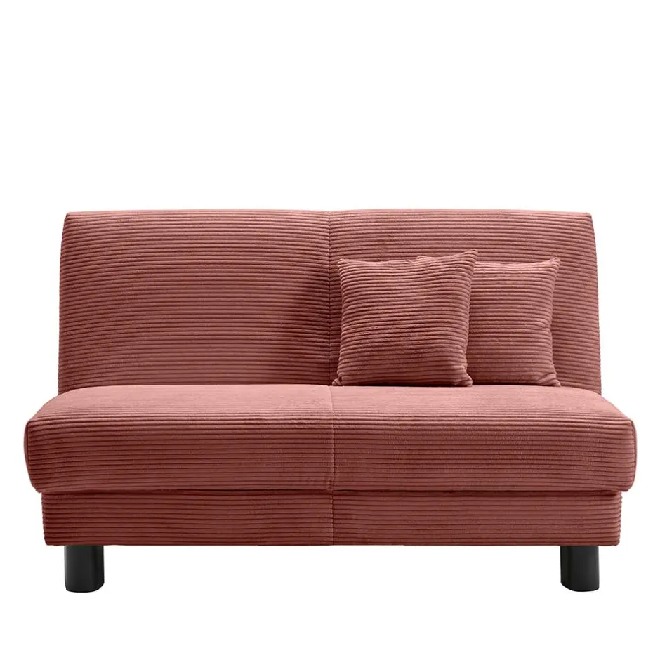 Wohnen Cord Faltsofa in Rot 145x85x100 - Jannik