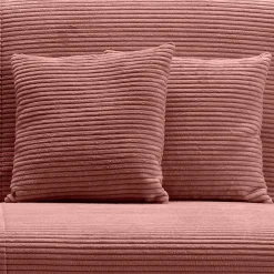 Wohnen Cord Faltsofa in Rot 145x85x100 - Jannik