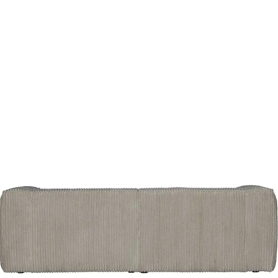 Cord Wohnzimmercouch in Beigegrau - Jamiesa^Wohnen Clearance